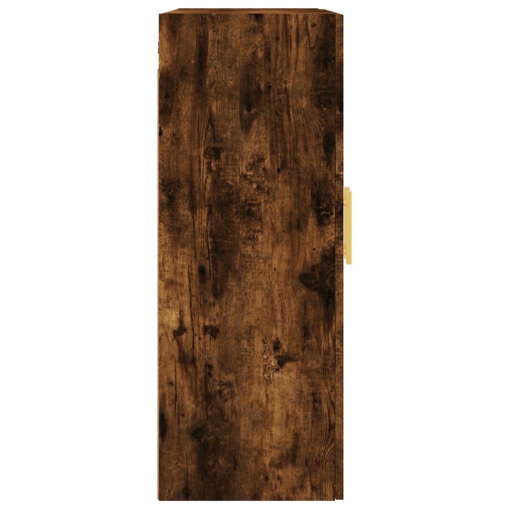 vidaXL Szafki wiszące, przydymiony dąb, 2 szt., 69,5x34x90 cm