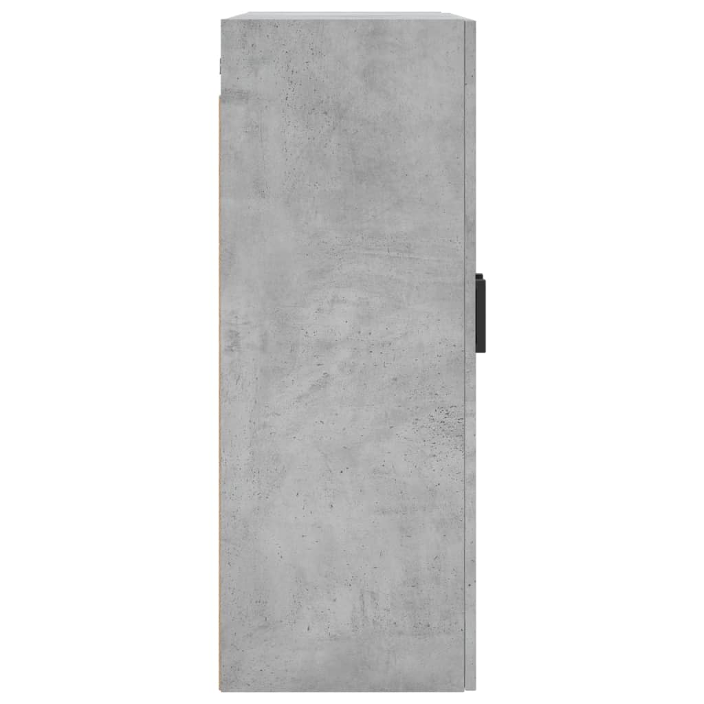 vidaXL Szafki wiszące, szarość betonu, 2 szt., 69,5x34x90 cm