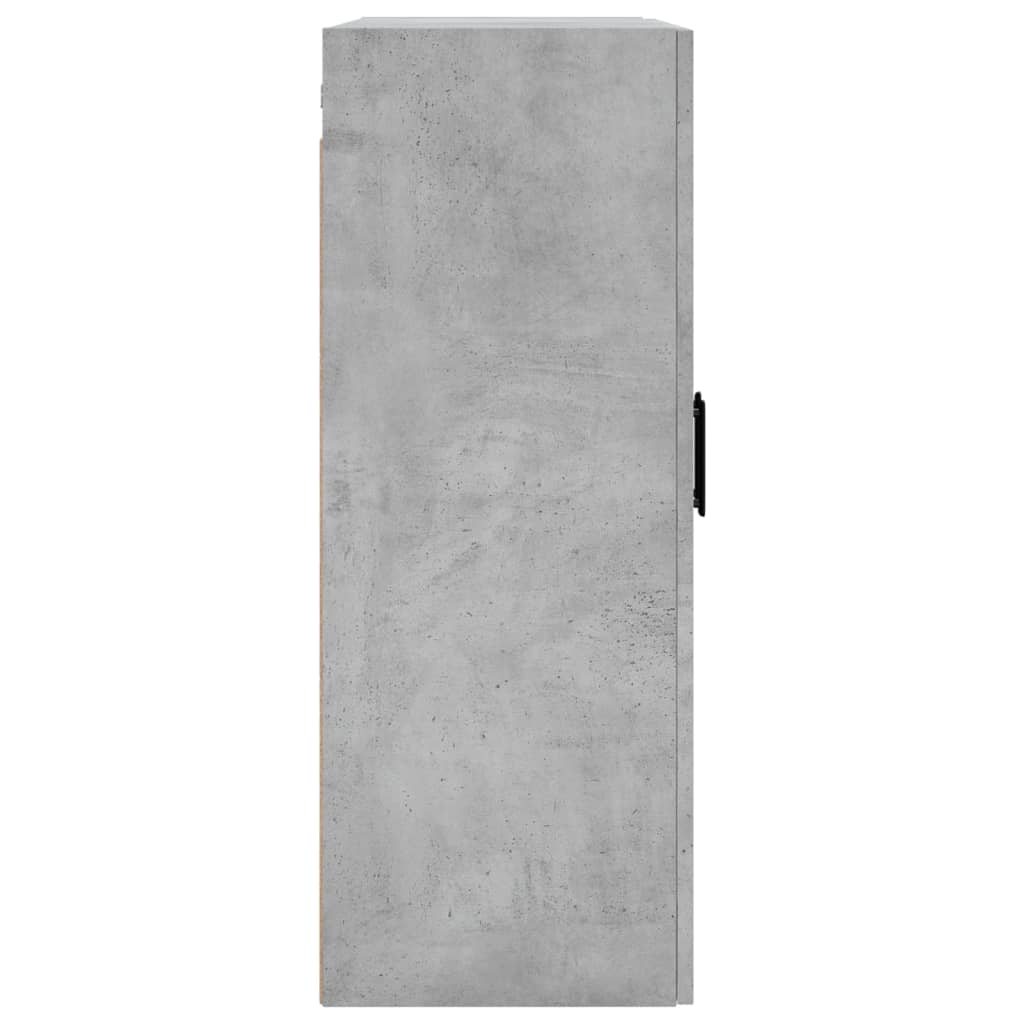vidaXL Szafki wiszące, szarość betonu, 2 szt., 69,5x34x90 cm