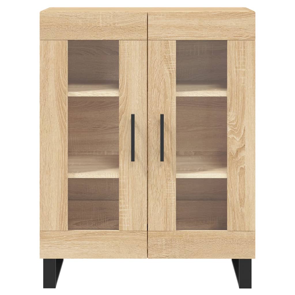vidaXL Witrynka, dąb sonoma, 69,5x34x180 cm, materiał drewnopochodny