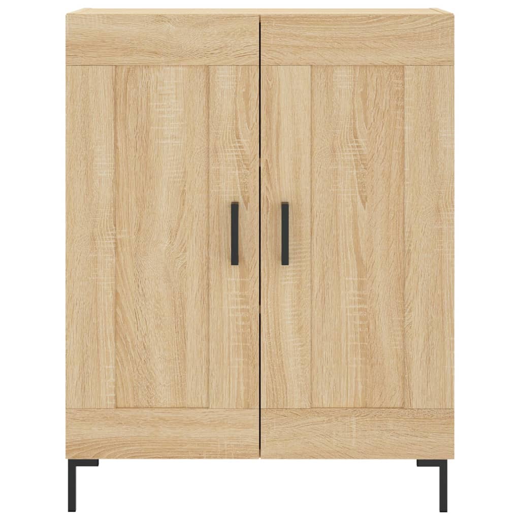 vidaXL Witrynka, dąb sonoma, 69,5x34x180 cm, materiał drewnopochodny