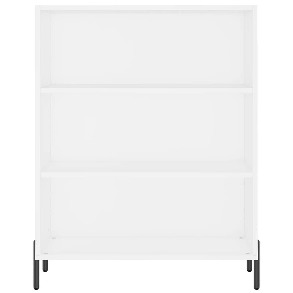 vidaXL Witrynka, biała, 69,5x34x180 cm, materiał drewnopochodny
