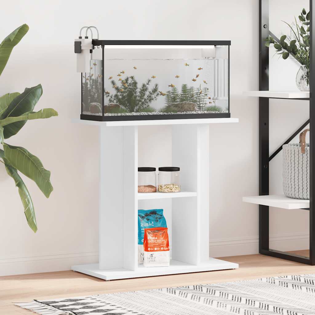 vidaXL Szafka pod akwarium, biała, 60x30x60 cm