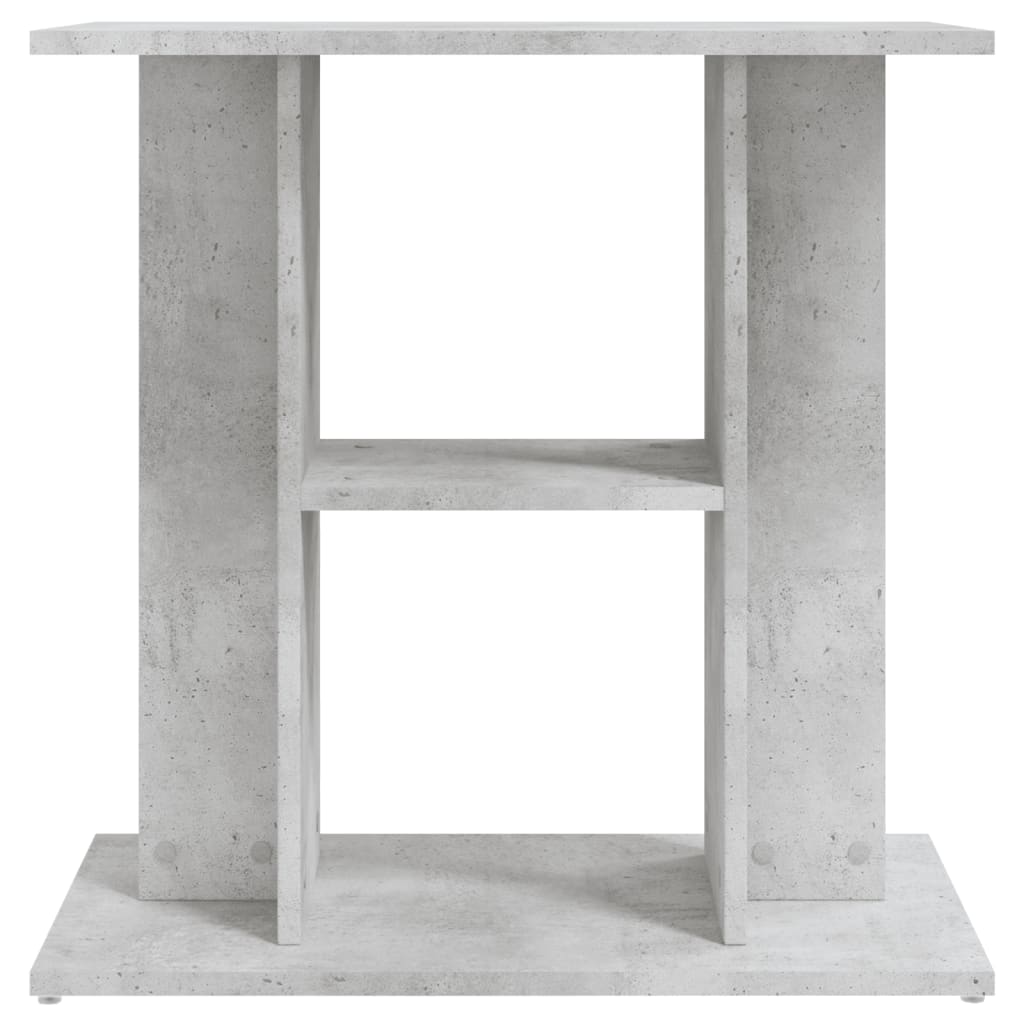 vidaXL Stojak pod akwarium Betonowy Szary 60x30x60 cm Drewno konstrukcyjne