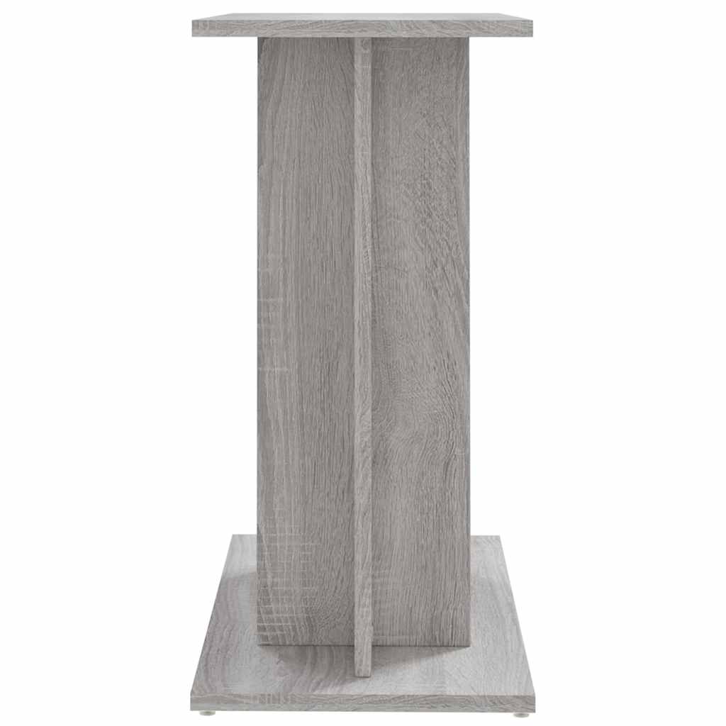 vidaXL Stojak na akwarium Sonoma w kolorze szarym 60x30x60 cm Drewno konstrukcyjne