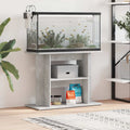 vidaXL Stojak pod akwarium Betonowy Szary 80x35x60 cm Drewno konstrukcyjne