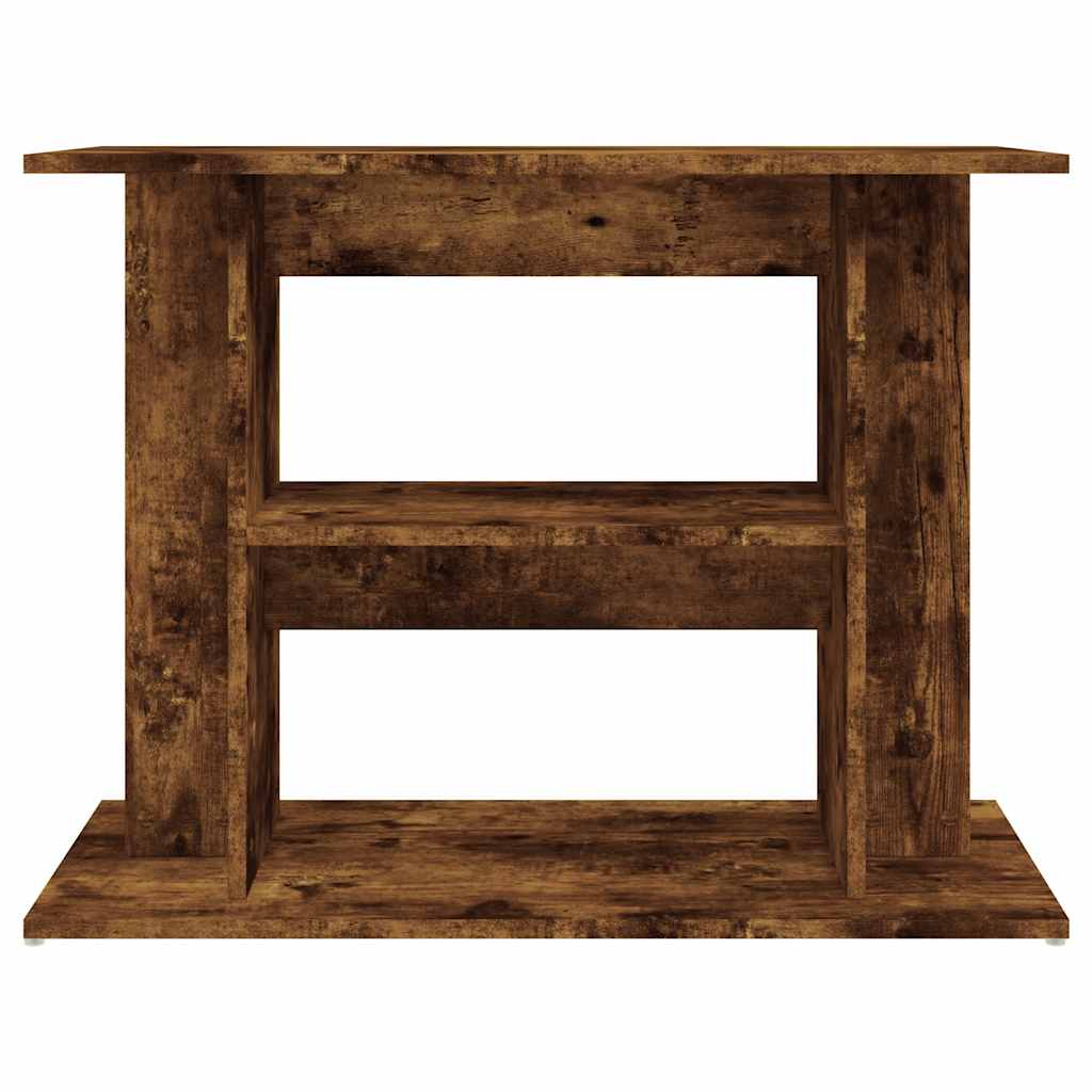 vidaXL Stojak pod akwarium dąb wędzony 80x35x60 cm Drewno konstrukcyjne