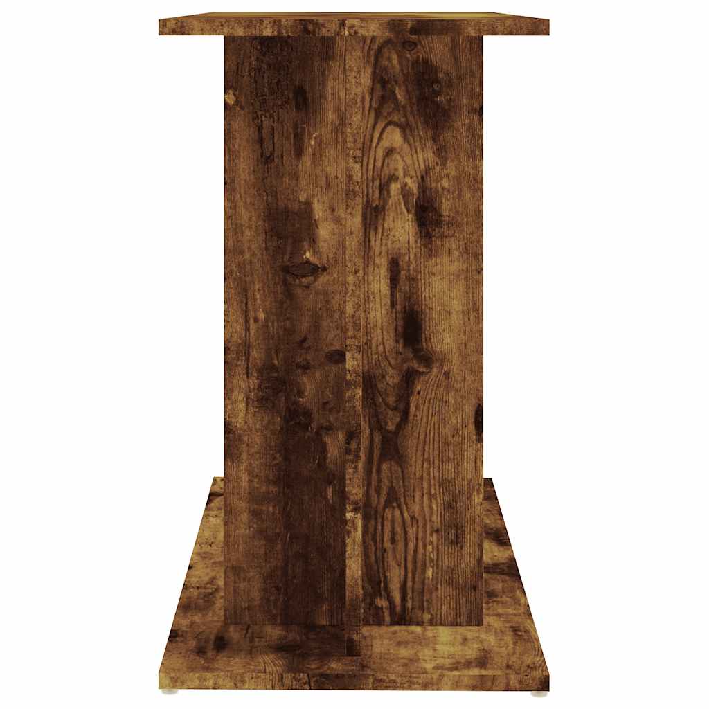 vidaXL Stojak pod akwarium dąb wędzony 80x35x60 cm Drewno konstrukcyjne