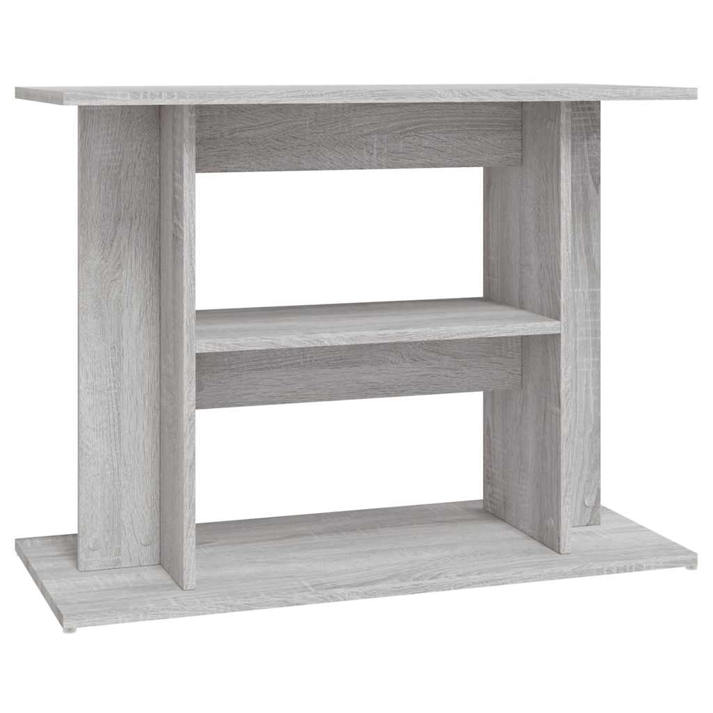 vidaXL Stojak na akwarium Sonoma w kolorze szarym 80x35x60 cm Drewno konstrukcyjne