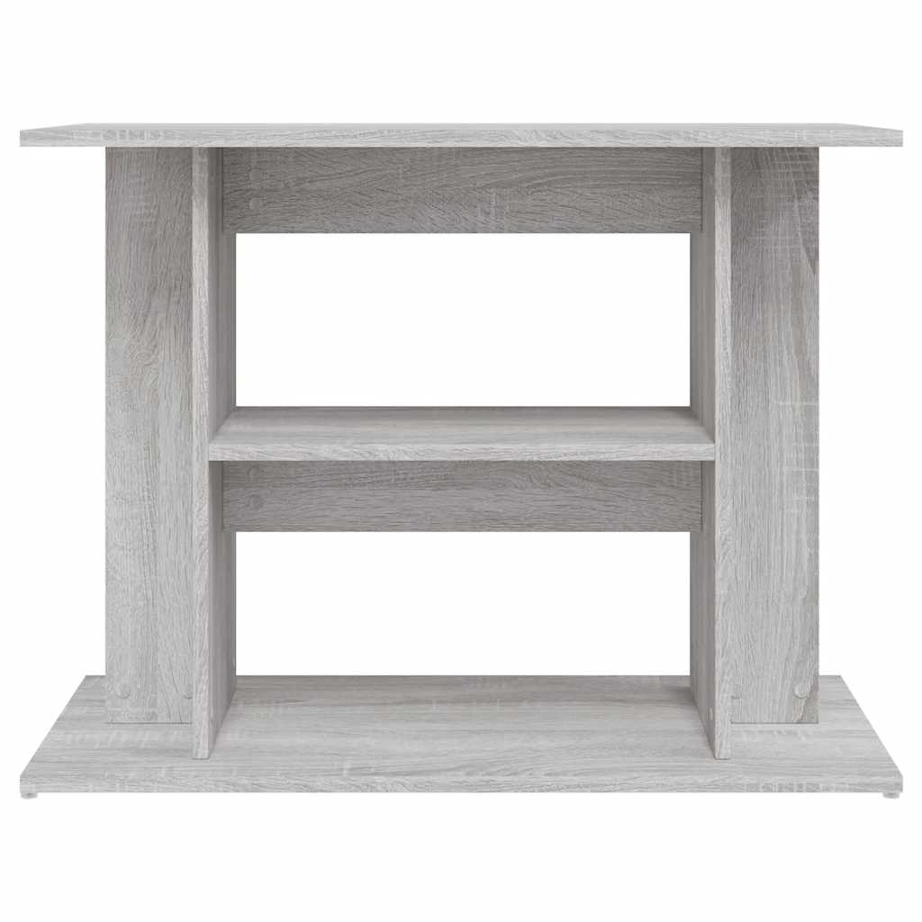 vidaXL Stojak na akwarium Sonoma w kolorze szarym 80x35x60 cm Drewno konstrukcyjne