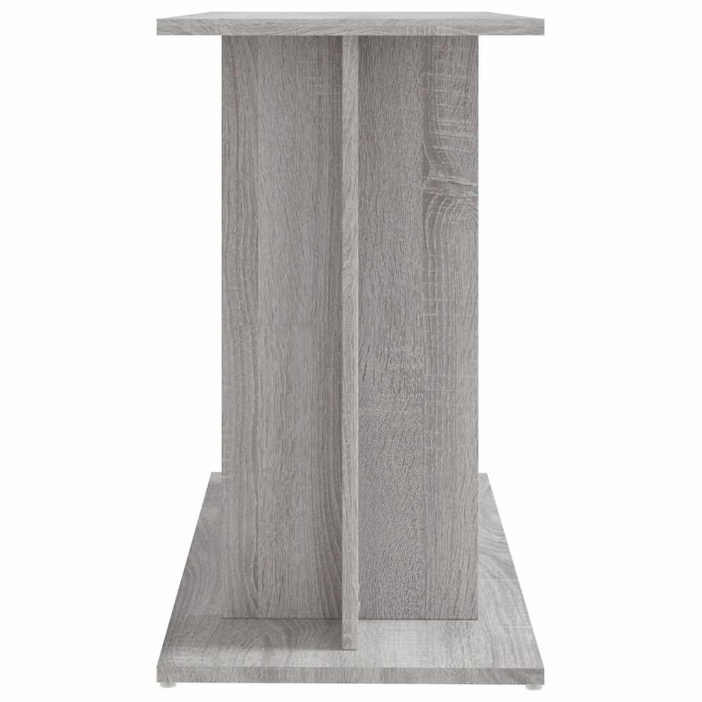 vidaXL Stojak na akwarium Sonoma w kolorze szarym 80x35x60 cm Drewno konstrukcyjne