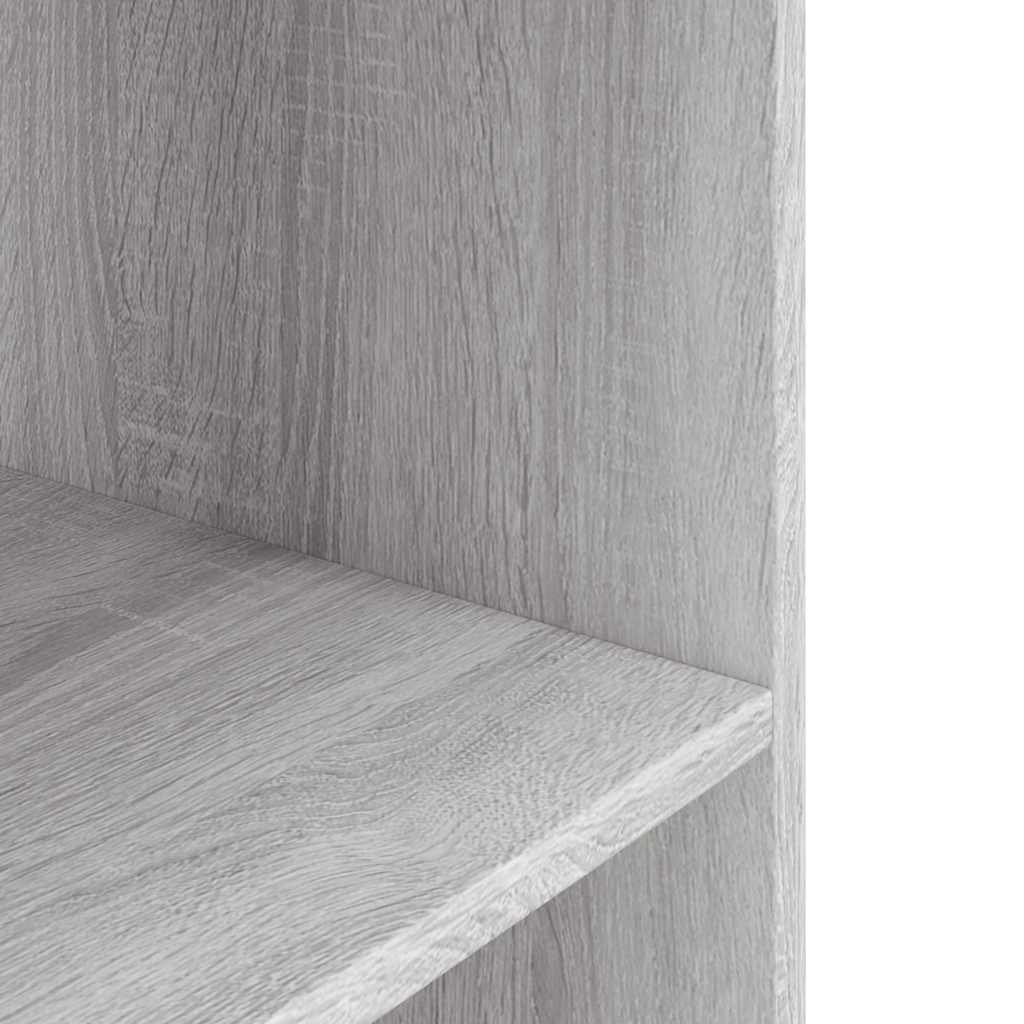 vidaXL Stojak na akwarium Sonoma w kolorze szarym 80x35x60 cm Drewno konstrukcyjne