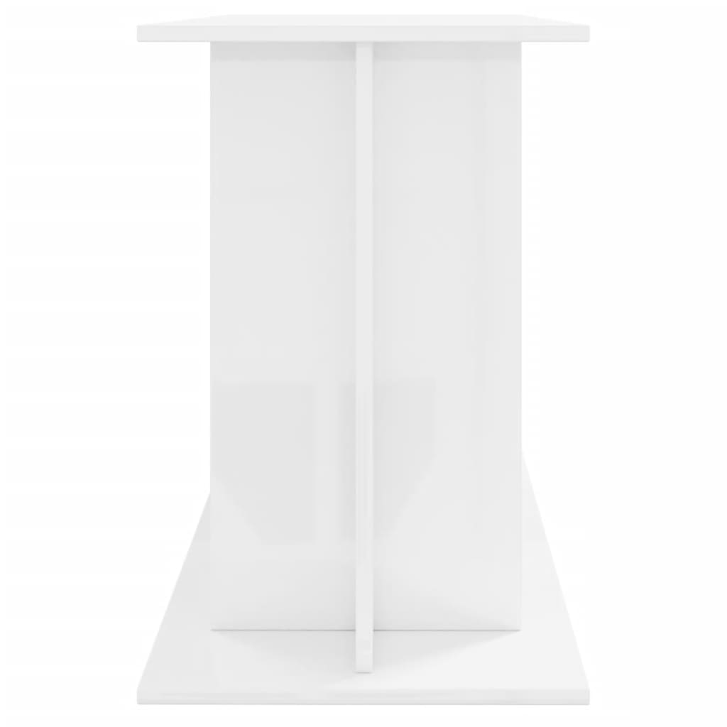 vidaXL Szafka pod akwarium, biała na wysoki połysk, 120x40x60 cm