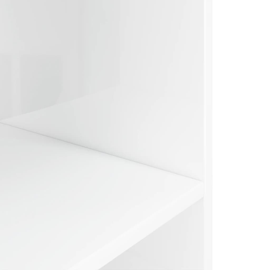 vidaXL Szafka pod akwarium, biała na wysoki połysk, 120x40x60 cm