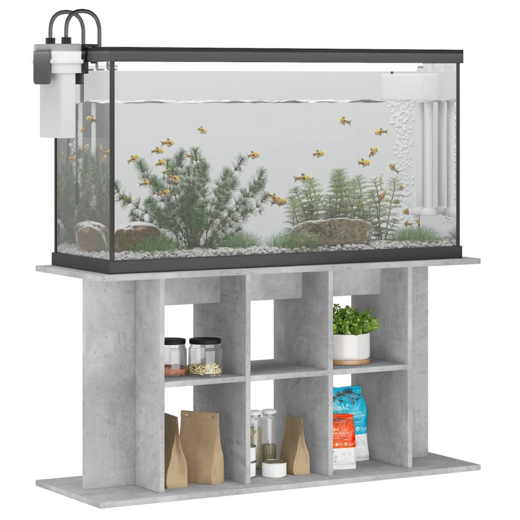 vidaXL Stojak pod akwarium Betonowy Szary 120x40x60 cm Drewno konstrukcyjne