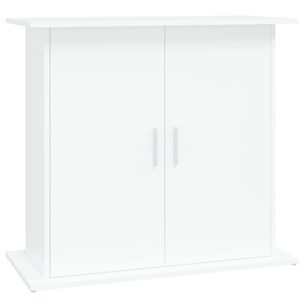vidaXL Szafka pod akwarium, biała 81x36x73 cm, materiał drewnopochodny