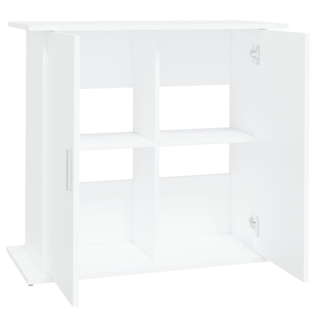 vidaXL Szafka pod akwarium, biała 81x36x73 cm, materiał drewnopochodny