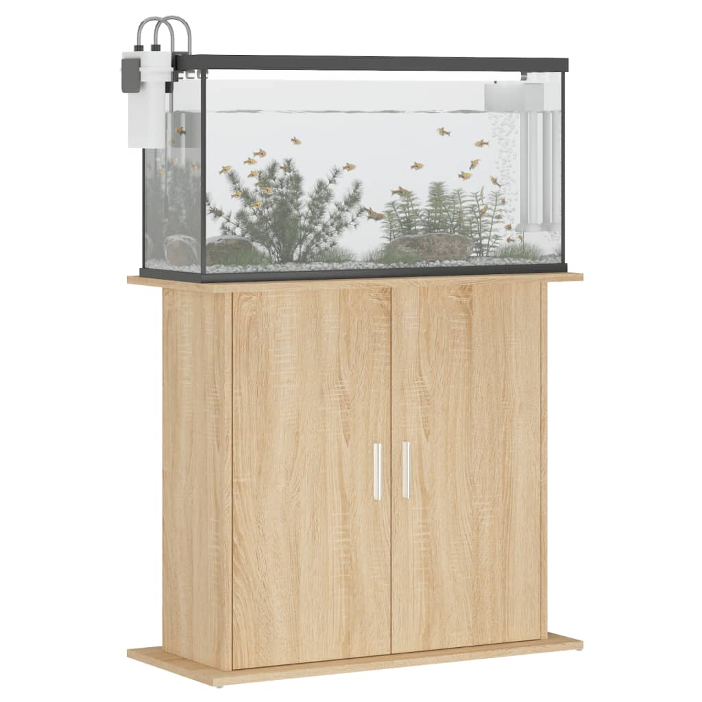 vidaXL Stojak na akwarium Sonoma Oak 81x36x73 cm Drewno konstrukcyjne