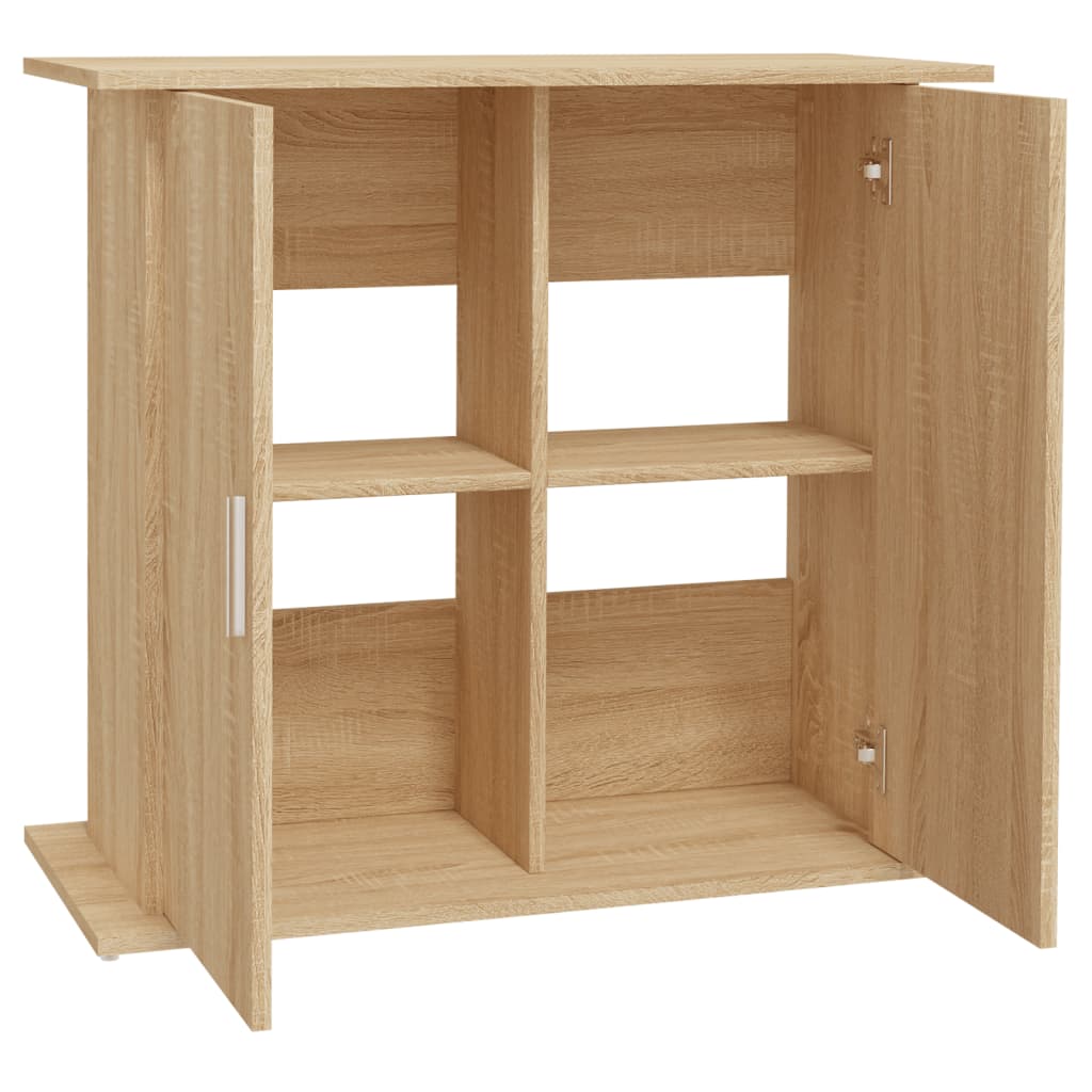vidaXL Stojak na akwarium Sonoma Oak 81x36x73 cm Drewno konstrukcyjne