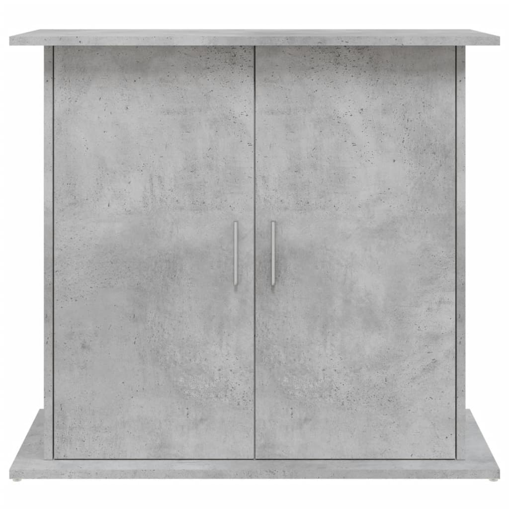 vidaXL Stojak pod akwarium Betonowy Szary 81x36x73 cm Drewno konstrukcyjne