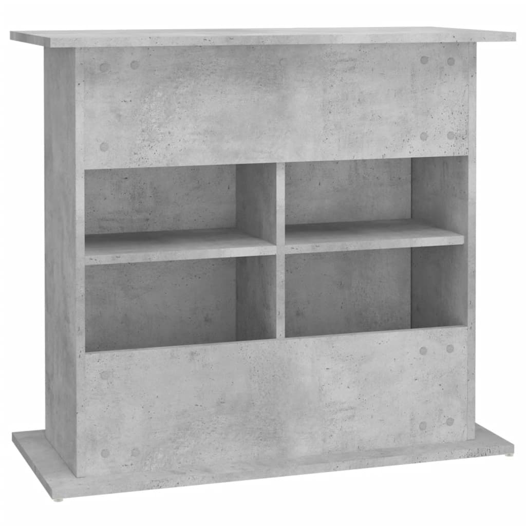 vidaXL Stojak pod akwarium Betonowy Szary 81x36x73 cm Drewno konstrukcyjne
