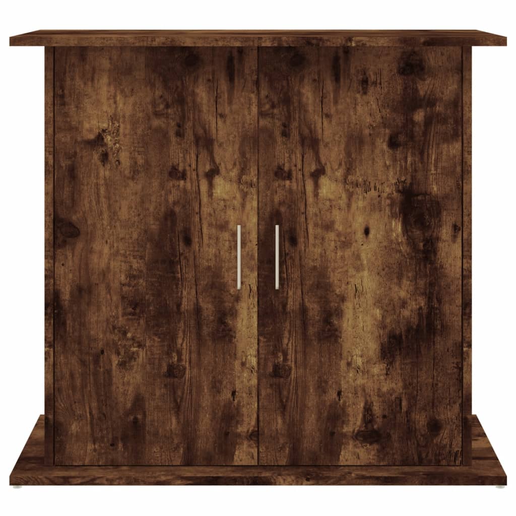 vidaXL Szafka pod akwarium, przydymiony dąb, 81x36x73 cm