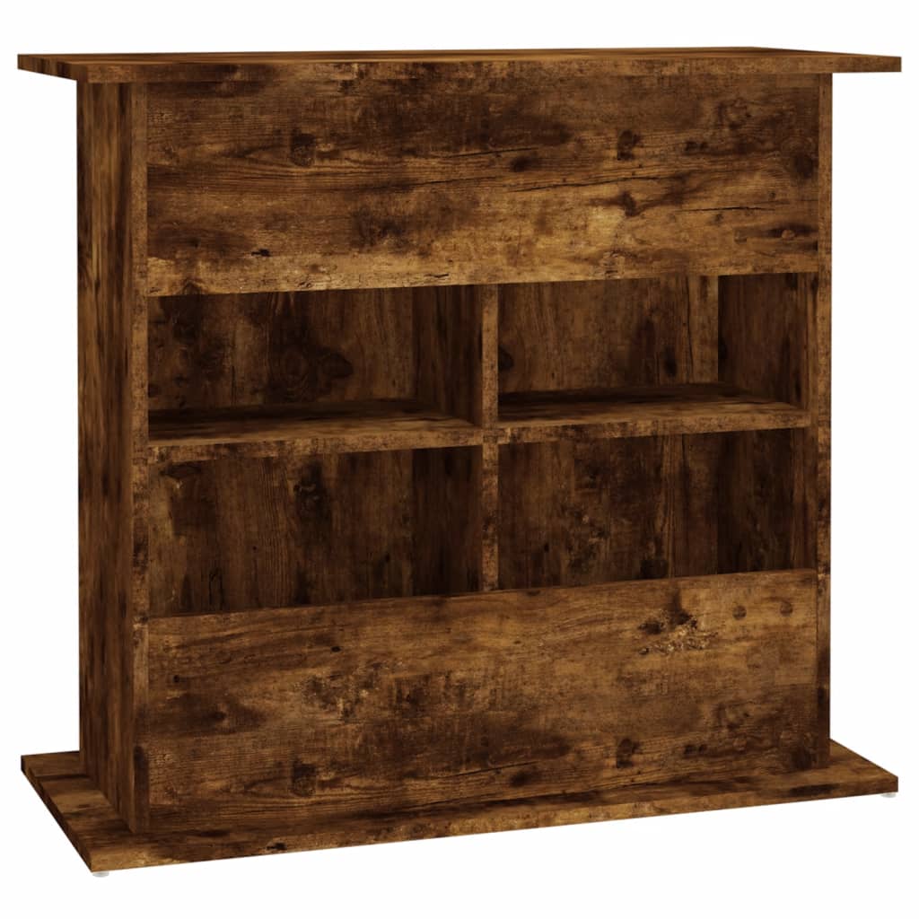 vidaXL Szafka pod akwarium, przydymiony dąb, 81x36x73 cm