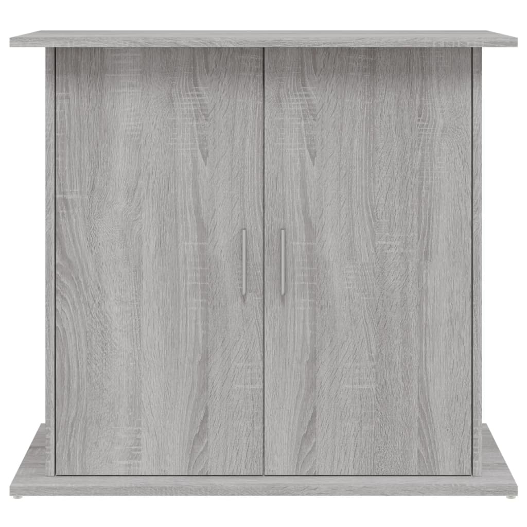 vidaXL Szafka pod akwarium, szary dąb sonoma, 81x36x73 cm