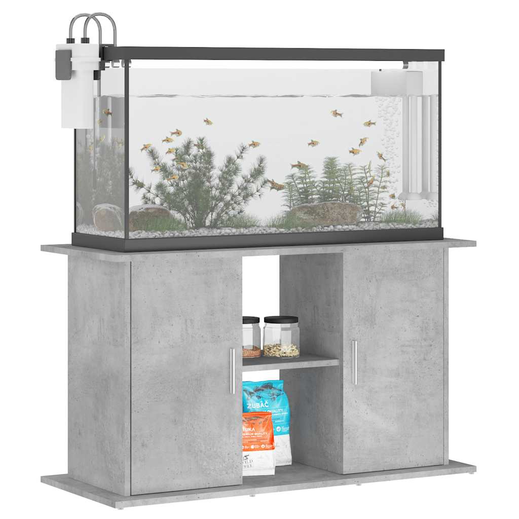 vidaXL Stojak pod akwarium Betonowy Szary 101x41x58 cm Drewno konstrukcyjne