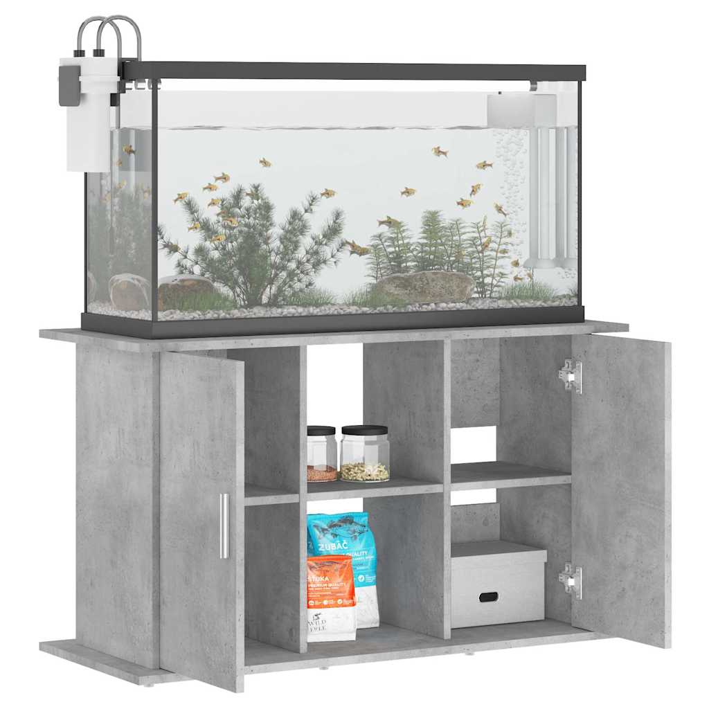 vidaXL Stojak pod akwarium Betonowy Szary 101x41x58 cm Drewno konstrukcyjne