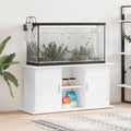 vidaXL Szafka pod akwarium, biała, 121x41x58 cm