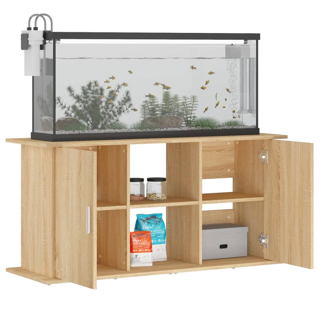 vidaXL Stojak na akwarium Sonoma Oak 121x41x58 cm Drewno konstrukcyjne