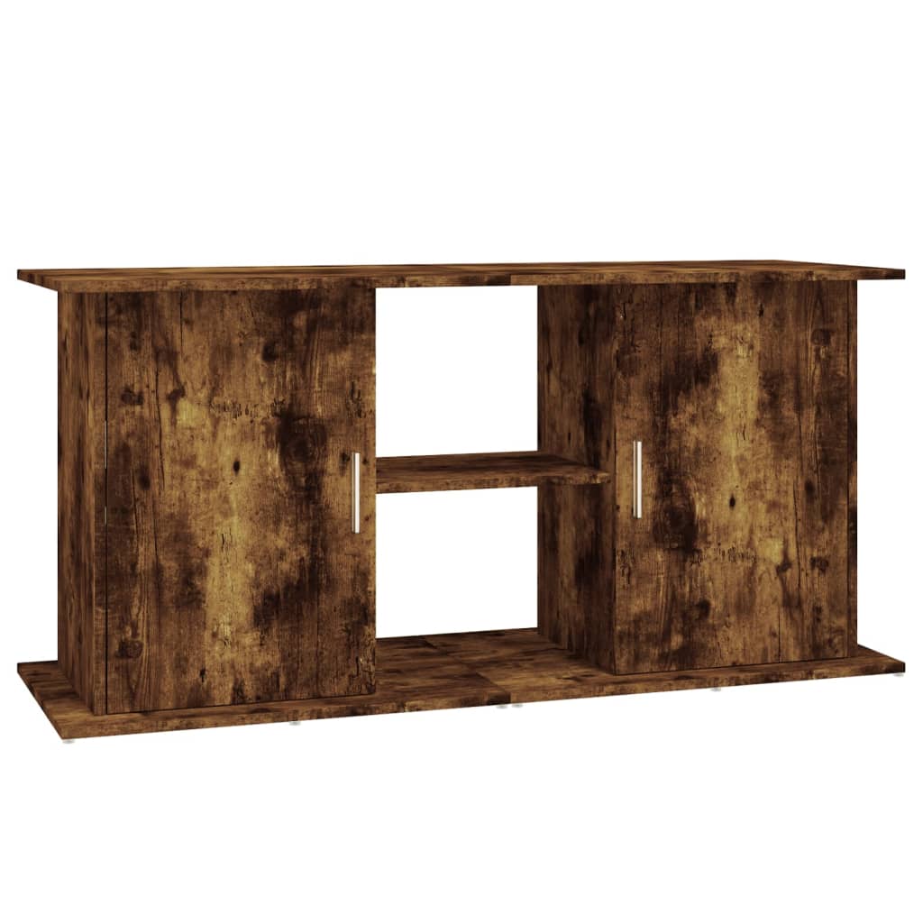 vidaXL Szafka pod akwarium, przydymiony dąb, 121x41x58 cm