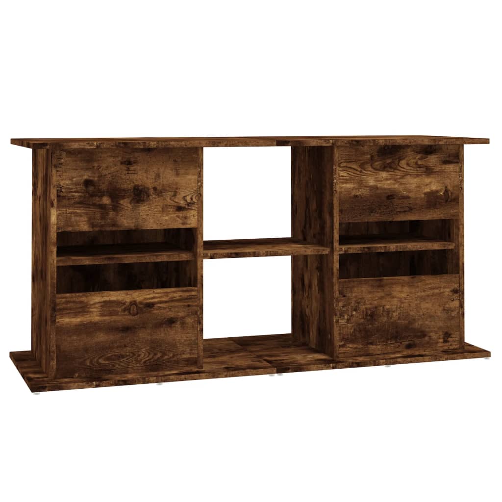 vidaXL Szafka pod akwarium, przydymiony dąb, 121x41x58 cm
