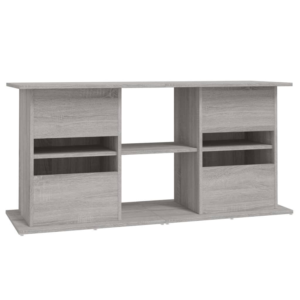 vidaXL Szafka pod akwarium, szary dąb sonoma, 121x41x58 cm