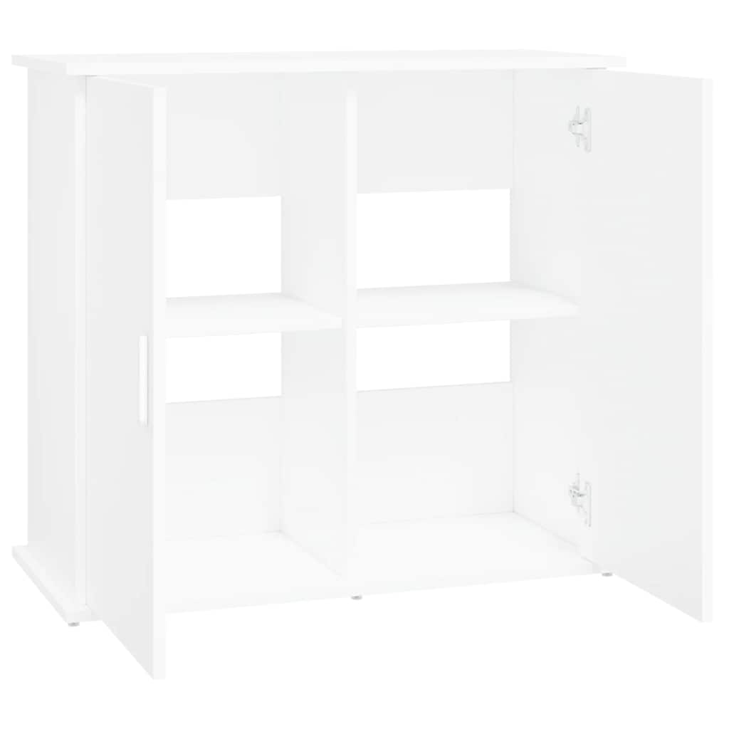 vidaXL Szafka pod akwarium, biała, 81x36x73cm, materiał drewnopochodny