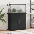 vidaXL Szafka pod akwarium, czarna, 81x36x73 cm