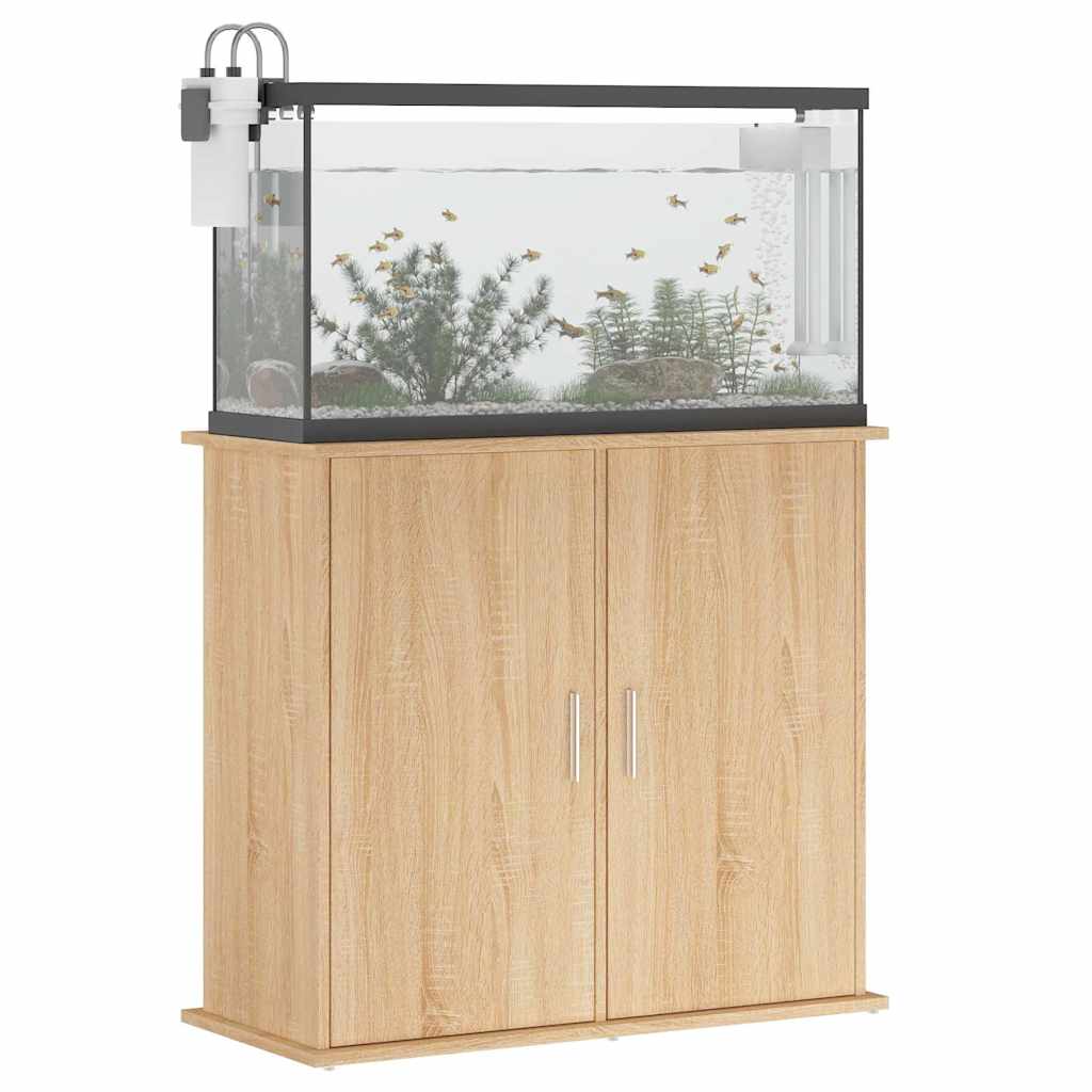vidaXL Stojak na akwarium Sonoma Oak 81x36x73 cm Drewno konstrukcyjne