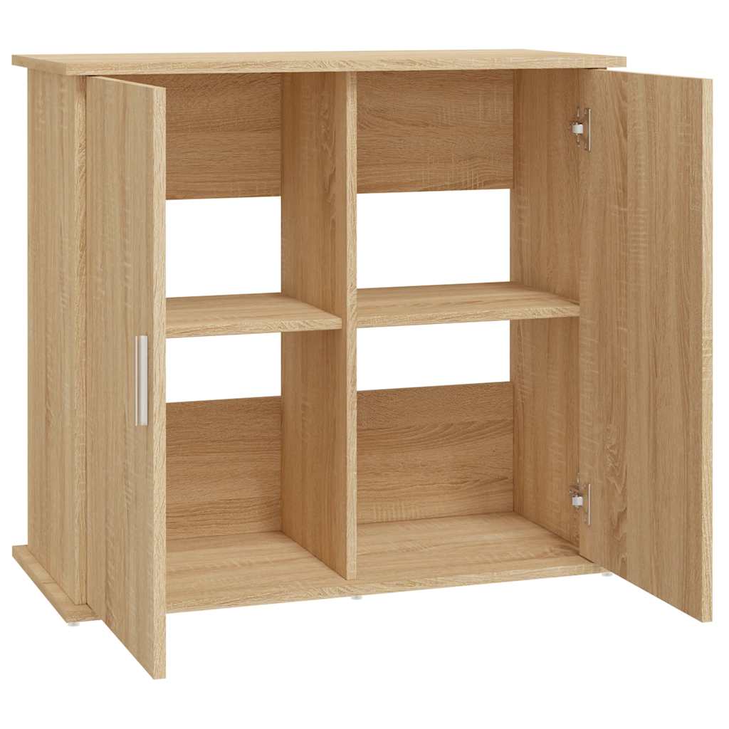 vidaXL Stojak na akwarium Sonoma Oak 81x36x73 cm Drewno konstrukcyjne
