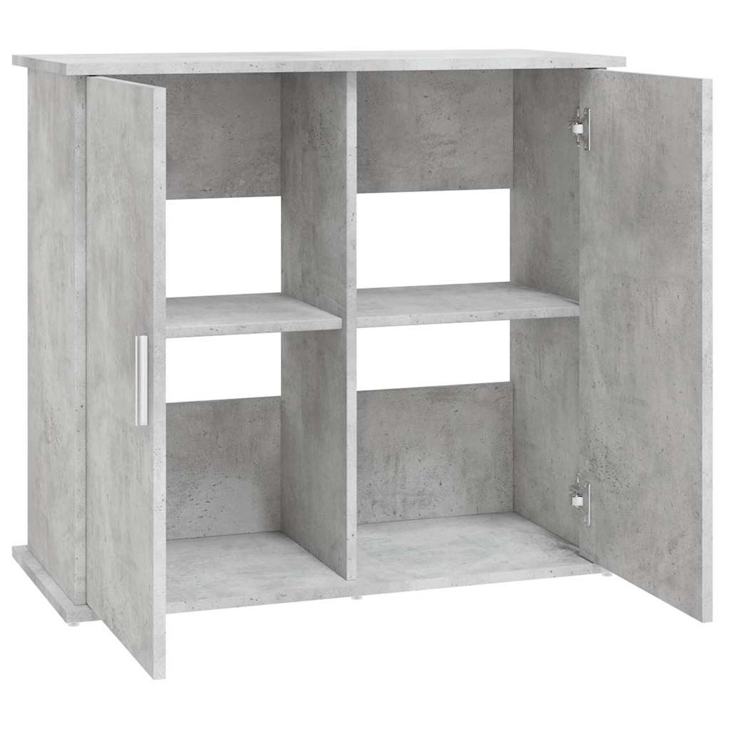 vidaXL Stojak pod akwarium Betonowy Szary 81x36x73 cm Drewno konstrukcyjne