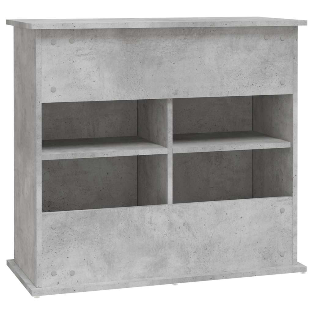 vidaXL Stojak pod akwarium Betonowy Szary 81x36x73 cm Drewno konstrukcyjne