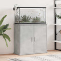 vidaXL Stojak pod akwarium Betonowy Szary 81x36x73 cm Drewno konstrukcyjne