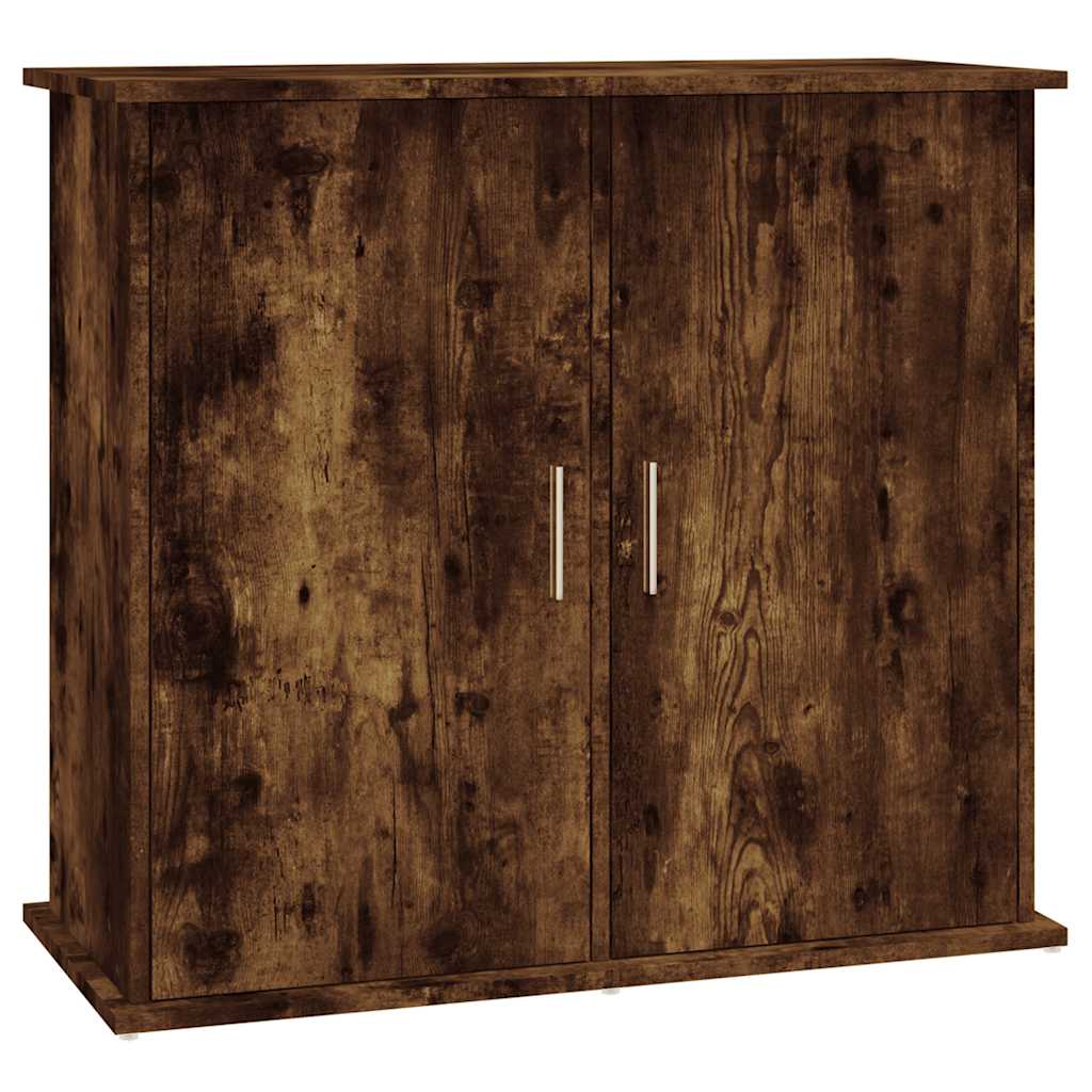 vidaXL Szafka pod akwarium, przydymiony dąb, 81x36x73 cm