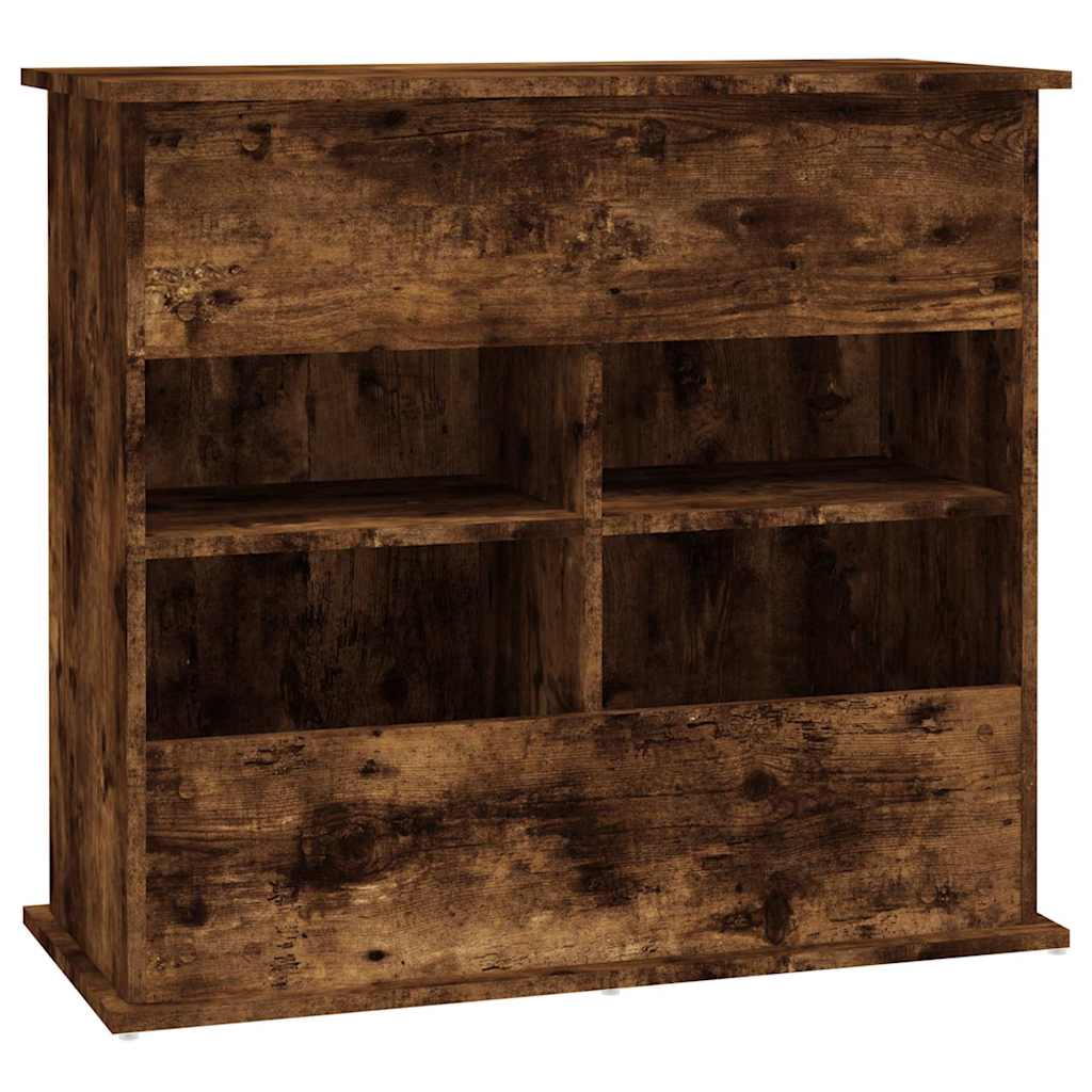 vidaXL Szafka pod akwarium, przydymiony dąb, 81x36x73 cm