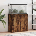 vidaXL Szafka pod akwarium, przydymiony dąb, 81x36x73 cm
