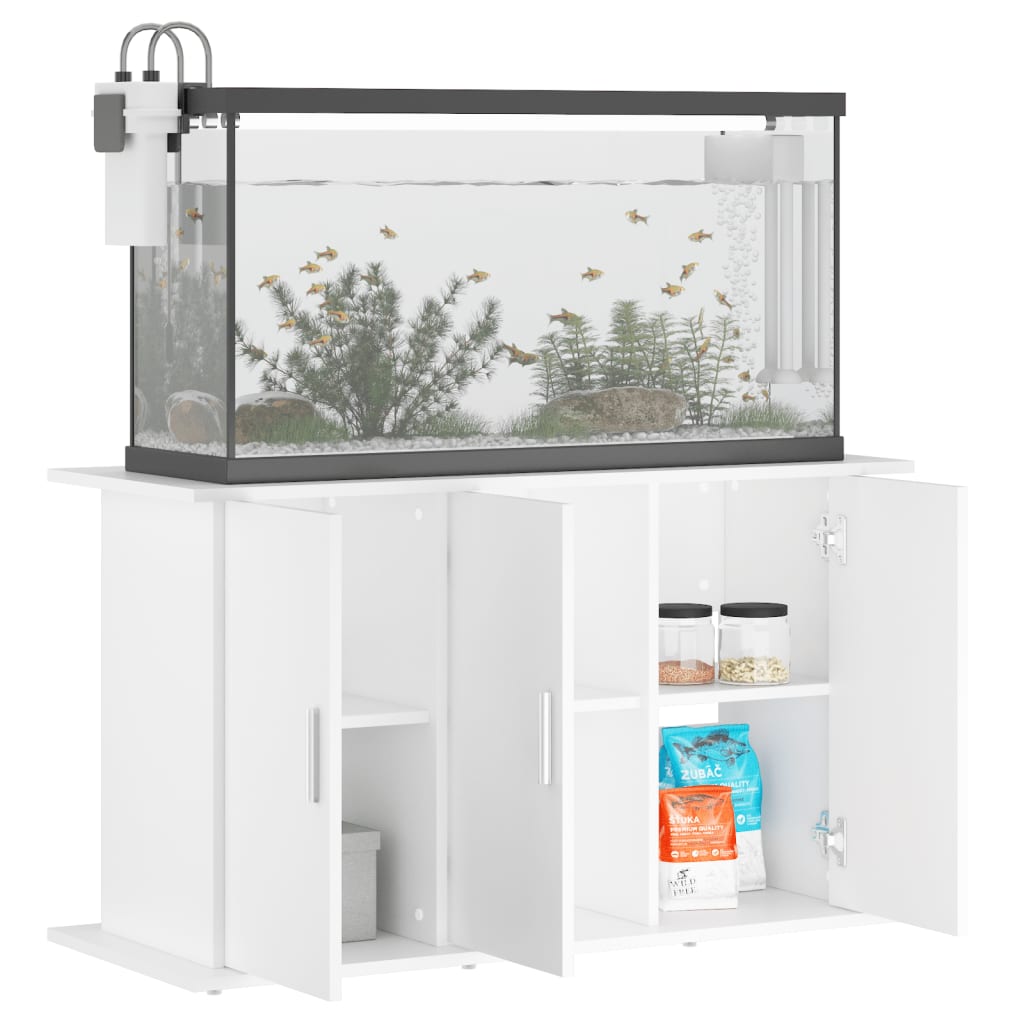 vidaXL Szafka pod akwarium, biała, 101x41x58 cm