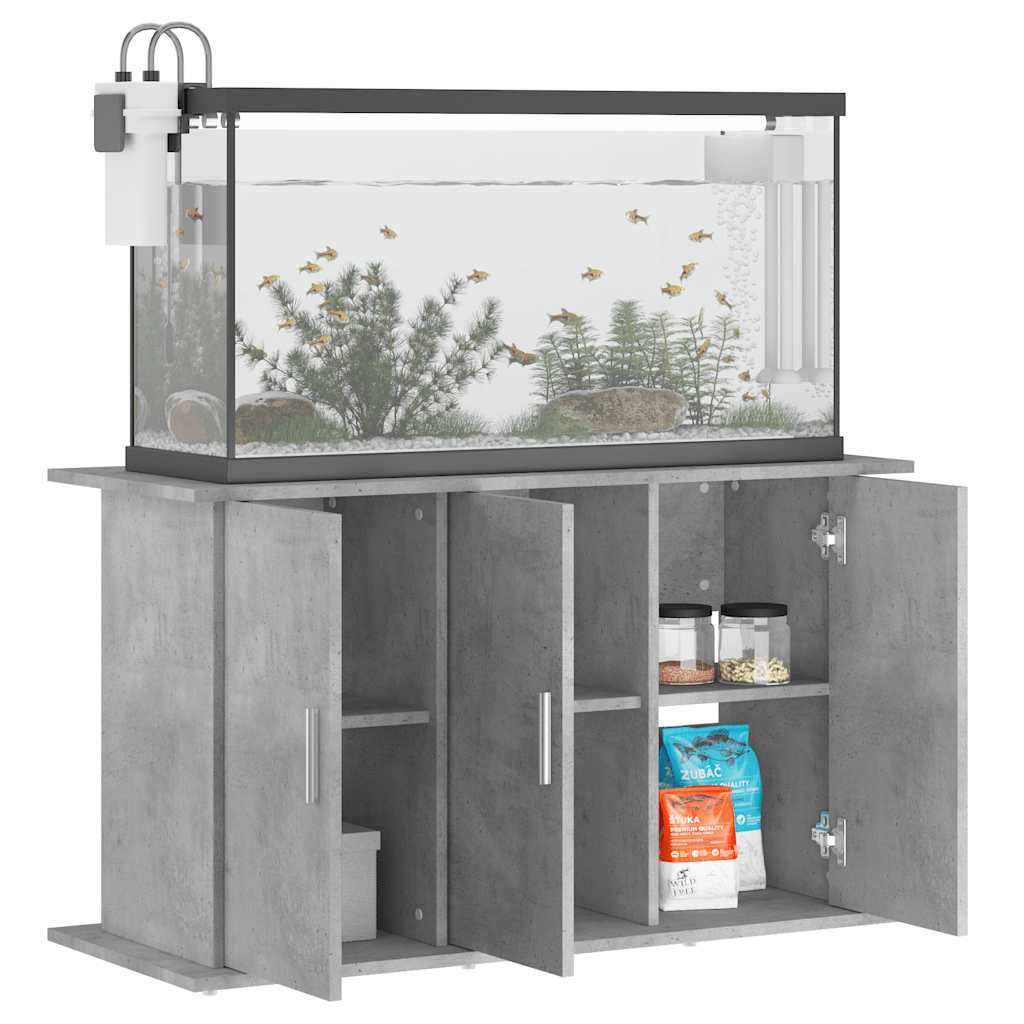 vidaXL Stojak pod akwarium Betonowy Szary 101x41x58 cm Drewno konstrukcyjne
