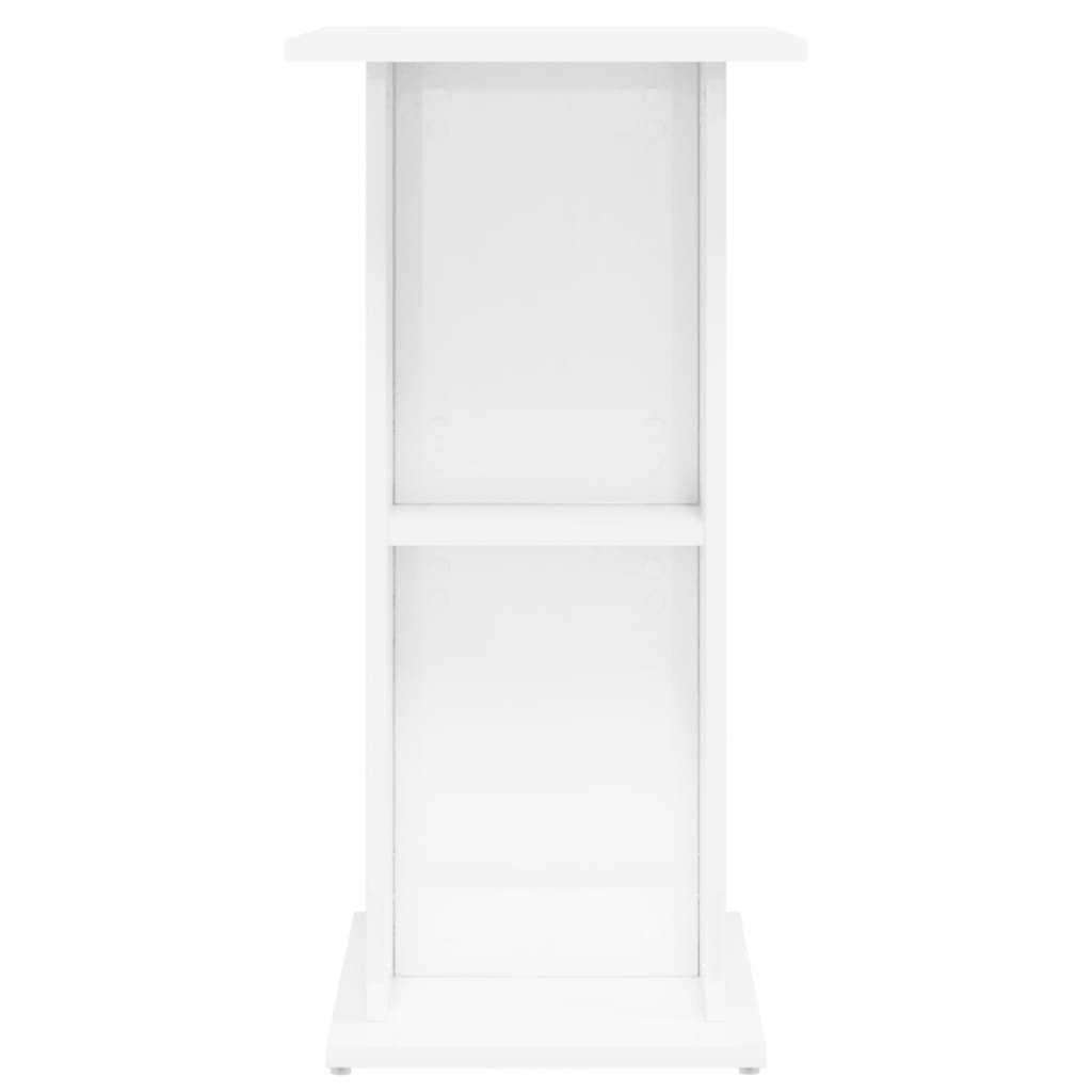 vidaXL Szafka pod akwarium, biała na wysoki połysk, 60,5x36x72,5 cm