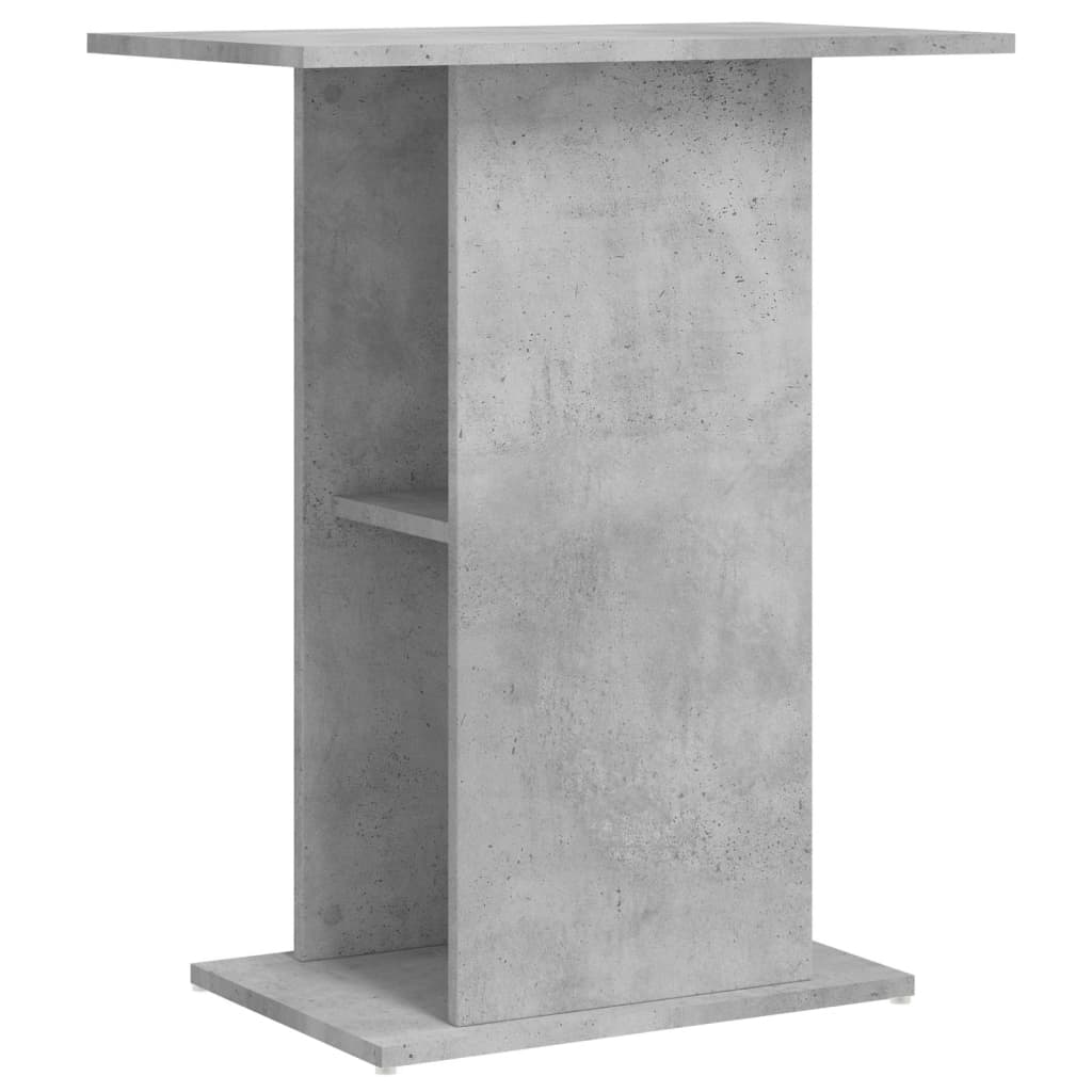 vidaXL Stojak pod akwarium Betonowy Szary 60,5x36x72,5 cm Drewno konstrukcyjne