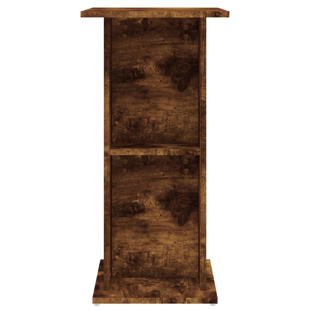 vidaXL Szafka pod akwarium, przydymiony dąb, 60,5x36x72,5 cm